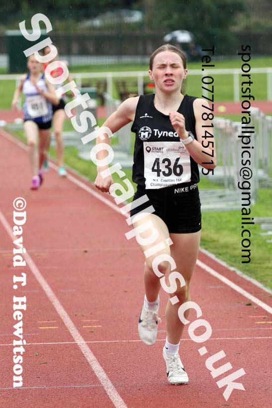 Women and Girls 800 metres, 2021 North Eastern Track and Field Champs., Middesbrough. Photo: David T. Hewitson/Sports for All Pics